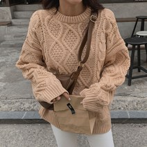 떳다그녀 페디크 꽈배기 니트