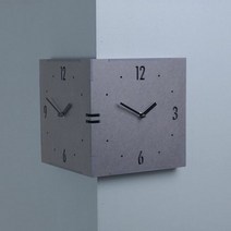 RT 코너시계(Big) 그레이(Coner Big Gray), 단품