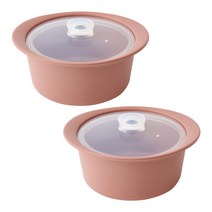 퍼기 이유식조리기 520ml, 드라이 로즈, 2개