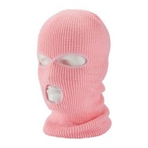 스키헬멧 3 Hole Full Face Mask Autumn Winter Knit Cap for Skiing Cycling Balaclava Hood Motorcycle Helme, [01] E