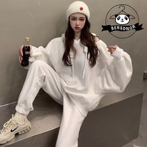 Bersdnor 2022 가을 겨울 조거 후드 츄리닝세트 트레이닝복 빅사이즈 오버사이즈 오버핏 루즈핏