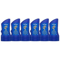 [코퍼톤 정품]Coppertone SPORT 자외선 차단 로션 SPF 50 여행용 사이즈 멀티팩 99.6ml3액량 온스 병 6개 팩 은 다를 수 있음, SPF 30