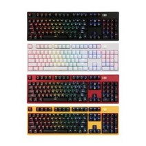 앱코 HACKER K660 축교환 완전방수 게이밍 카일 광축 클릭/리니어 키보드, 옐로우클릭