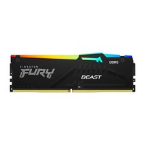 Kingston Fury 비스트 RGB 16GB 5200MT/s DDR5 CL40 DIMM 데스크탑 메모리(2개 키트) | 인텔 XMP 3.0 | 적외선 동기화 기술 | 오버클럭, 16GB_5200MT/s
