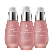 [참존] 안티 링클 핑크 오일 인 세럼 30ml x 3 로즈 에센스