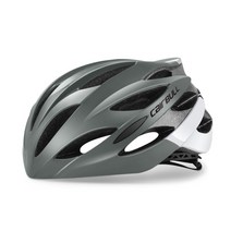 CAIRBULL 인몰드 아시안핏 경량 자전거헬멧 CB-40, 그레이+화이트