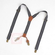 멜빵_4클립_가오바니_멜빵끈_라인_바지_1p_서스펜더 B171