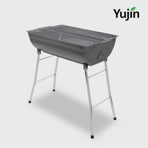 4~6인 BBQ 바베큐 스탠드형 그릴 대형 캠핑용품 화로 석쇠 숯불 YJ189, BBQ 그릴 사각스탠드(L), 법랑불판선택안함, 숯통선택안함