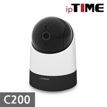 ipTIME C200 보안 IP 카메라 홈 캠 웹 CCTV 실내용 SD