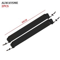 루프 캐리어 박스 백 qm6 쏘렌토 차량LWYSME-자동차 루프 랙 쿠션 패드 40X6.5X6.5M 카약 카누 서핑 보드, 01 2PCS Black 40CM