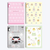 필수 신학기 학용품 준비물 문구 300종 골라담기 2, 139.초등3-6 무제 스프링노트 여아