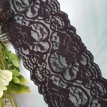 dklace 스판레이스 / DK-10-4273(14cm) 스판레이스 랏셀레이스, Black