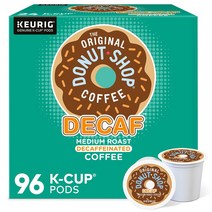 The Original Donut Shop Decaf Keurig K-Cup Pods 더 오리지널 도넛 숍 디카페인 K컵 커피 96 캡슐 1팩