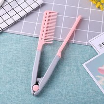 옆머리누르기 남자 다운펌기계 셀프 드롭컷 아이비리그컷 파일컷, 분홍색