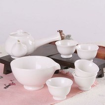 백자 화이트 균열 5인 다기세트(8p) _ 71017319EA, 본상품선택