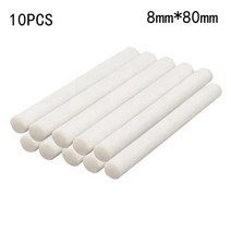 10 개/갑 가습기 필터 교체 코튼 스폰지 스틱 USB 아로마 디퓨저 미스트 메이커 공기, 01 80mm