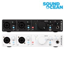 (삼아 공식)아투리아 미니 퓨즈 2 (Minifuse 2) / USB 포터블 오디오 인터페이스, 블랙