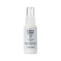 Plaid 갤러리 스테인 글라스 펜 2oz 색상선택 글라스 데코 스테인글라스 물감, 3 Crystal Clear
