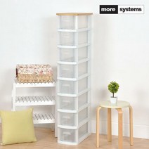 모아시스템즈 우드 프로포즈 8단 플라스틱 서랍장 주방수납장 틈새수납장