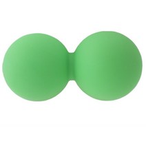 실리콘 땅콩볼 김사랑 땅콩 마사지볼 라크로스볼 지압볼공, 실리콘 유티즌땅콩볼 그린