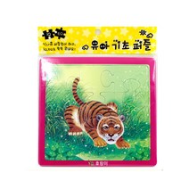 호랑이.유아기초퍼즐.1개 유니콘2000 유아용퍼즐, 8피스, 1개