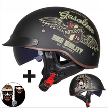 오픈페이스 하이바 경량 소두 클래식바이크 헬멧, 바이크 형광