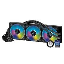 ARCTIC Liquid Freezer II 360 A-RGB - A-RGB 인텔 AMD 호환 효율적인 PWM 제어 펌프 팬 속도: 200-1800 RPM LGA1700 호환, 360_Liquid Freezer II 360 A-RG
