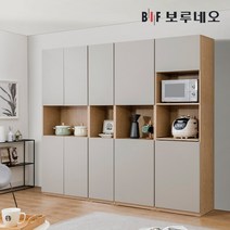보루네오 헤이즐 주방 수납장 틈새장 키큰장 상부장 선반장 서랍장, 그레이, 03.헤이즐570렌지장