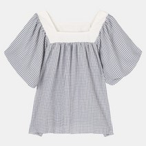 트렌드컬렉션 NC08 스퀘어 잔체크 블라우스 TRBL20953