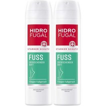 Hidrofugal 하이드로퓨갈 풋 스프레이 멘톨 데오드란트 150ml 2팩, 1개