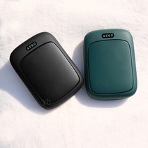 충전식 보조배터리 손난로 휴대용 캠핑 여행용, 그린