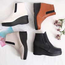 몰이즈펀 7cm 중간 굽 여성 앵클부티 앵글부티 앵클부츠 숏부츠 미용실 신발