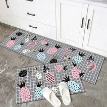유럽풍 고급 현관 매트 주방 팬션 발매트 미끄럼 방지 주방 매트 바닥 현대 목욕 카펫 입구 현관 Tapete 패, 05 08_05 1pc 60x90cm