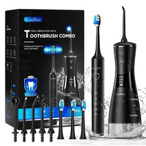 350ML 및 OLED 디스플레이 5가지 제트 팁 IPX7 방수 모드가 있는 워터 플로서 치아 세척을 위한 무선 피크 가정 여행용 플로서가 전동 칫솔 USA 미국