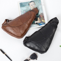 다잇템 남성 블루마운트 가죽 슬링백 크로스백