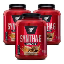 비에스엔 신타-6 아이솔레이트 프로틴 파우더 드링크 믹스 단백질 보충제, 3개, 1.82kg