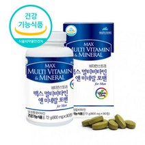 애플트리 맥스 멀티비타민 앤 미네랄 포맨 활력에너지 몸떨림 뼈 신경 형성 아르기닌 글루타민 건강영양제