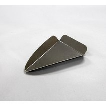 천운패키지 조각케익종이받침 삼각(블랙) 1묶음(100개) 75x115mm, 단품