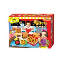 [도너랜드] 천사점토 햄버거 가게 놀이, 혼합색