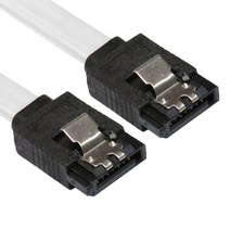 넥시 6G SATA 3 일자 락형 플랫 케이블 화이트 0.3M NX44-1