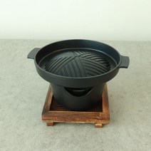 오메가키친 가정용 미니화로 개인화로 바베큐그릴 화로구이 낭만 홈핑, 1개, 구이판+화로세트/08-1)알미늄구이판 원형 소