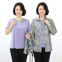 엄마옷 모슬린 꽃 앙상블 가디건 세트 TC103019마담 미시옷 50대 중년여성의류 60대 엄마옷 빅사이즈 할머니옷 여성옷