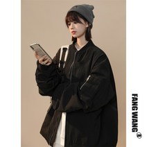 일복 신형 핫한 복고풍 소수 코트녀 2023 블루종