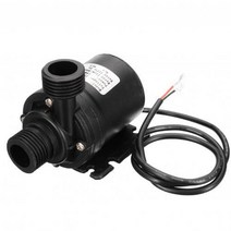 수영장 히트펌프 800L/H 물 펌프 3/5m DC12/24V 태양 브러시리스 모터 잠수정 순환, 03 Black DC 24V 3 m