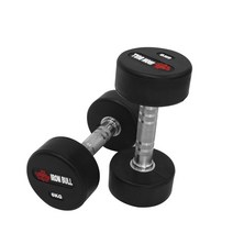 아이언불 덤벨 2~50kg 헬스장 고무아령 (1개), 4kg 1개