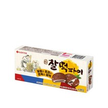 칠성 사무실 탕비실 롯데 명가찰떡파이 과자 세트 간식 추천 210G 2개, 10세트