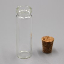 코르크 미니 유리 병 소분 공병 향수 바다편지, 1개