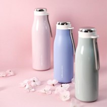 산악용 가벼운 손잡이 보온병 텀블러 360ml 등산텀블러 휴대용 직장동료선물 센스있는선물 휴대용텀블러, 보온 죽통 470ml 민트