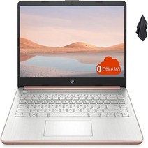 HP 14 노트북 AMD 3000 시리즈 프로세서 32GB 1TB 스토리지 엣지 디스플레이 긴 배터리 수명 웹캠 얇고 휴대 가능 윈도우 + Office365 사용 로, 한개옵션5, 한개옵션4, 한개옵션3, 한개옵션2, 한개옵션1, 01 로즈 골드.