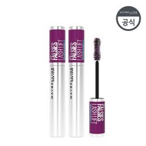 메이블린 뉴욕 폴시 래시 리프트 마스카라 2개, (증)고급엠보싱화장솜, (증)고급엠보싱화장솜